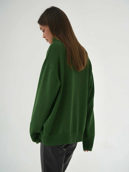 Elara Relaxed Turtleneck Sweater