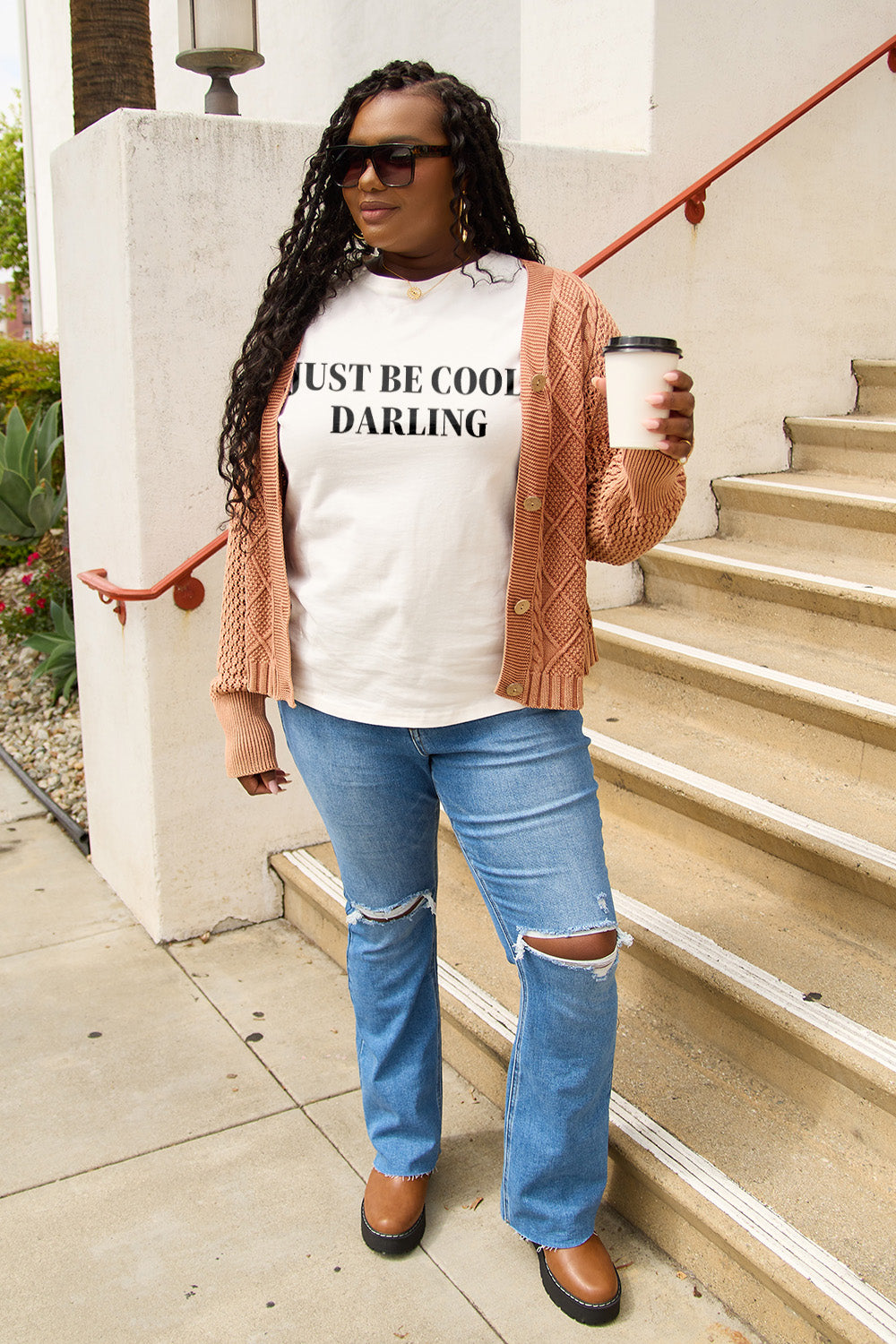 Sierra "Just Be Cool Darling" Graphic Tee