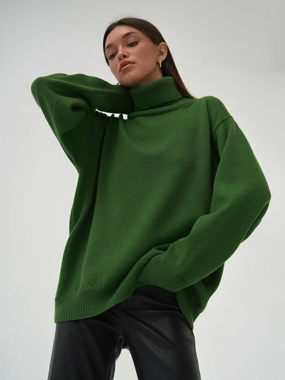 Elara Relaxed Turtleneck Sweater