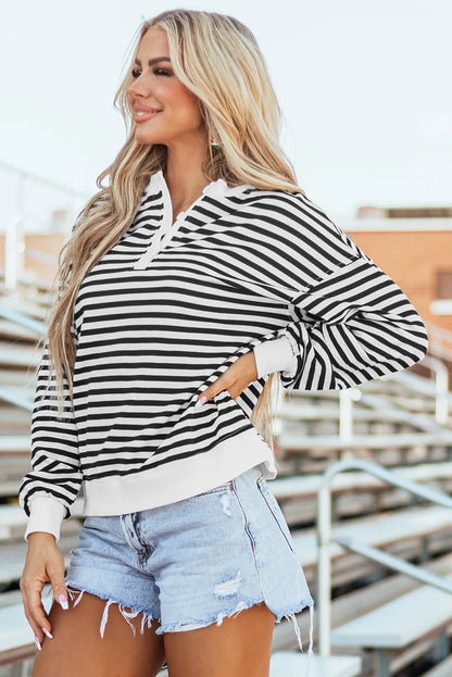 Oceana Striped Sweatshirt