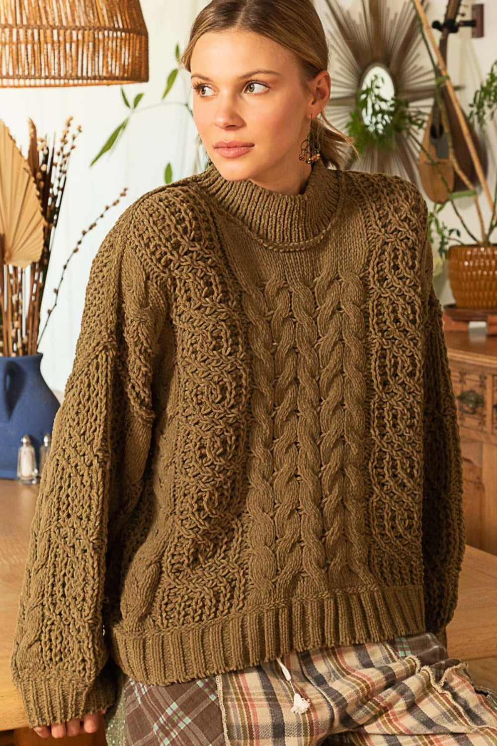 Elowyn Cable Knit Sweater