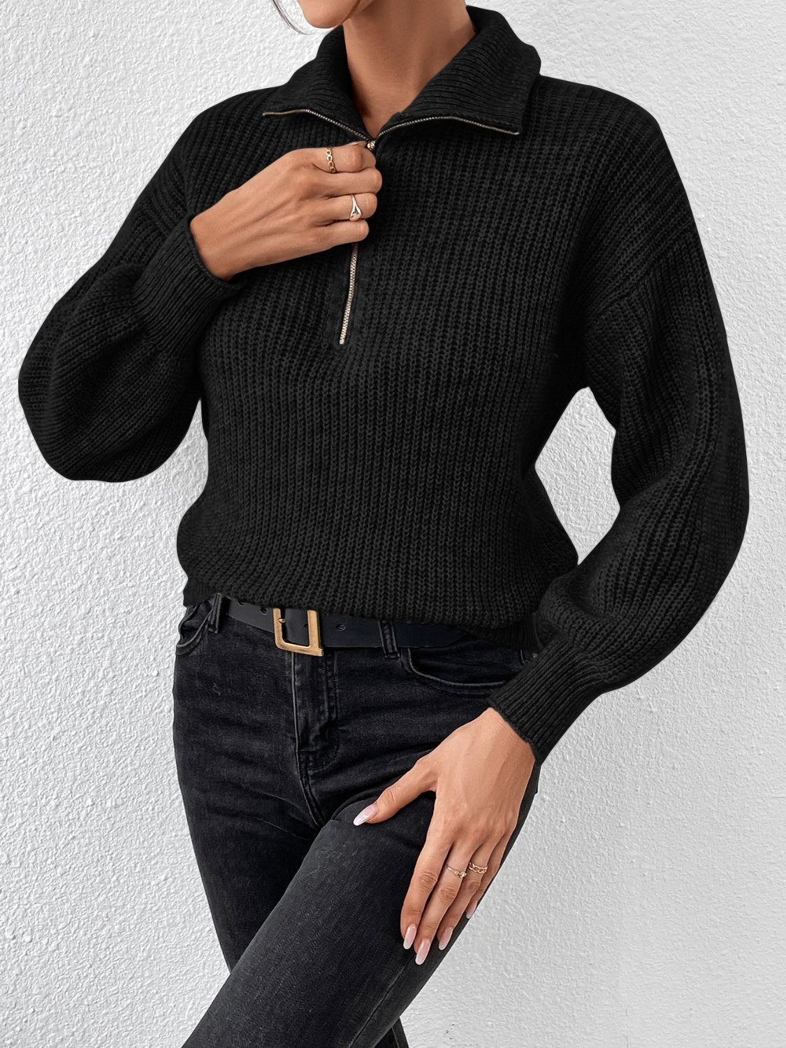 Alara Half Zip Sweater