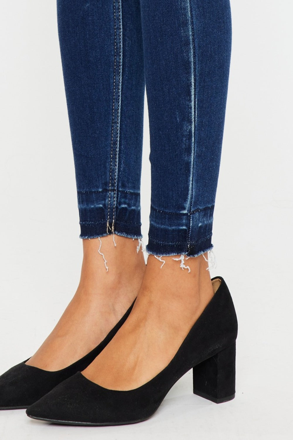 Kara High-Rise Ankle Skinny Jeans