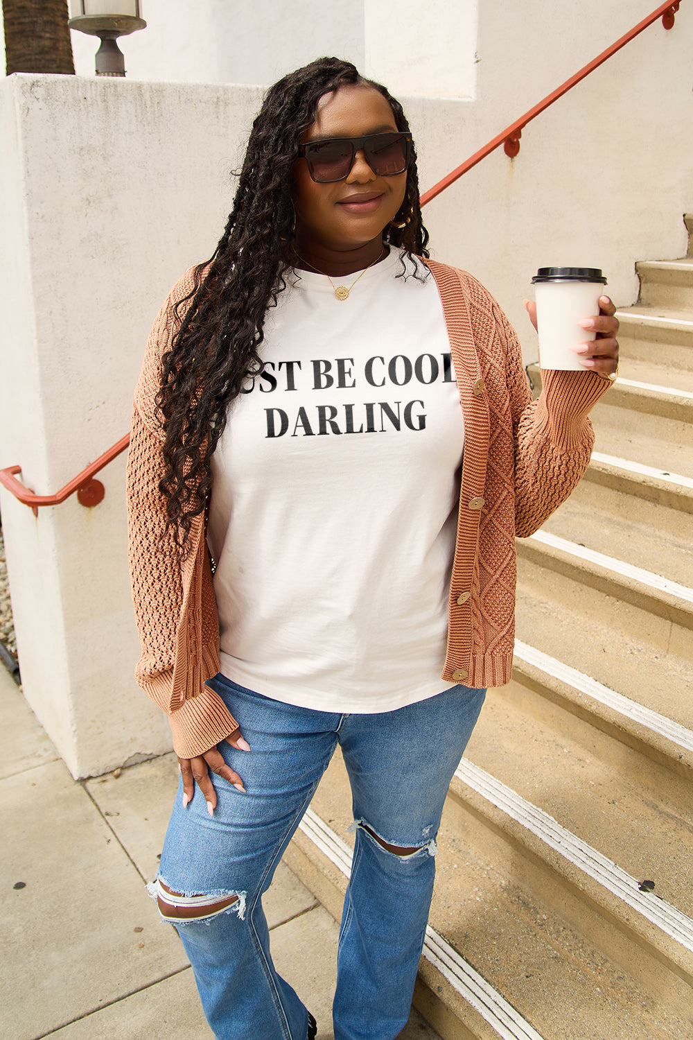 Sierra "Just Be Cool Darling" Graphic Tee