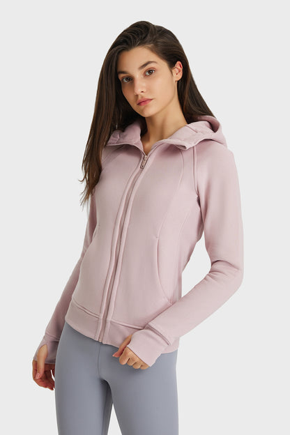 Elara Zip-Up Seam Detail Sports Jacket