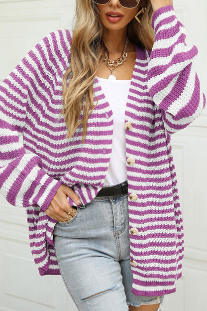 Celine Striped Cardigan