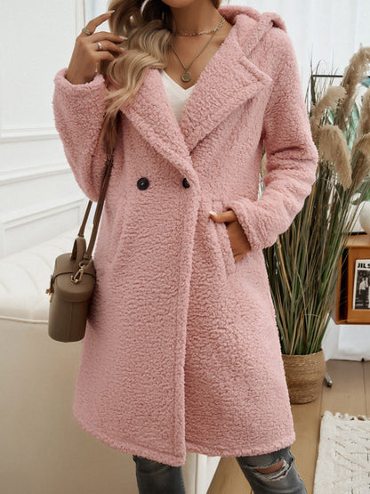 Odessa Hooded Teddy Coat