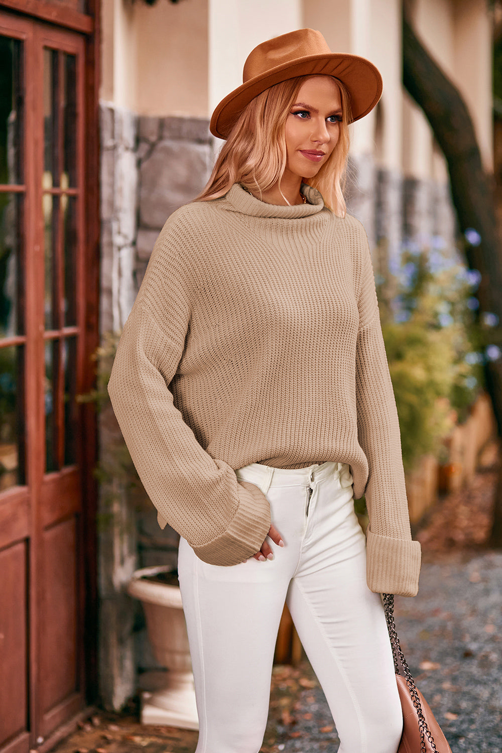 Serena Mock Neck Sweater