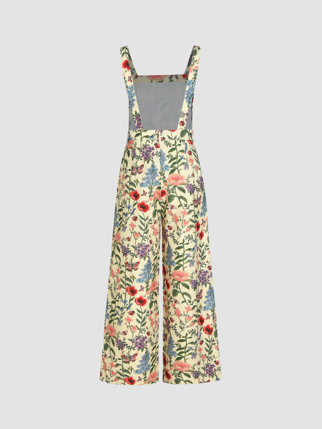 Flora Wildflower Wide-Leg Overalls