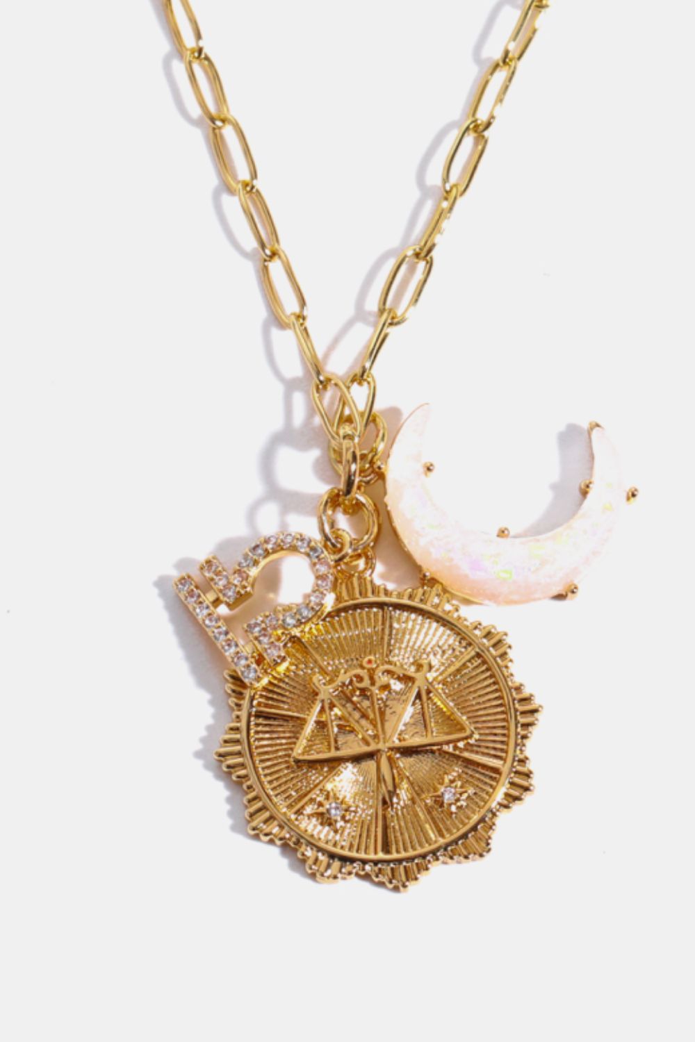 Nyx Constellation & Moon Pendant Necklace