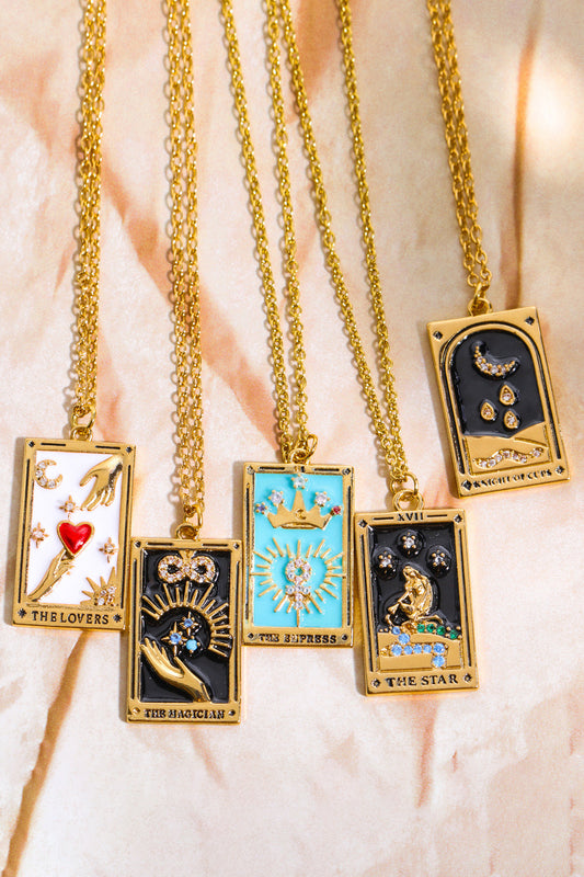 Arcana Tarot Card Pendant Necklace