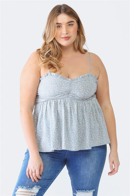 Zenobia Smocked Floral Cami