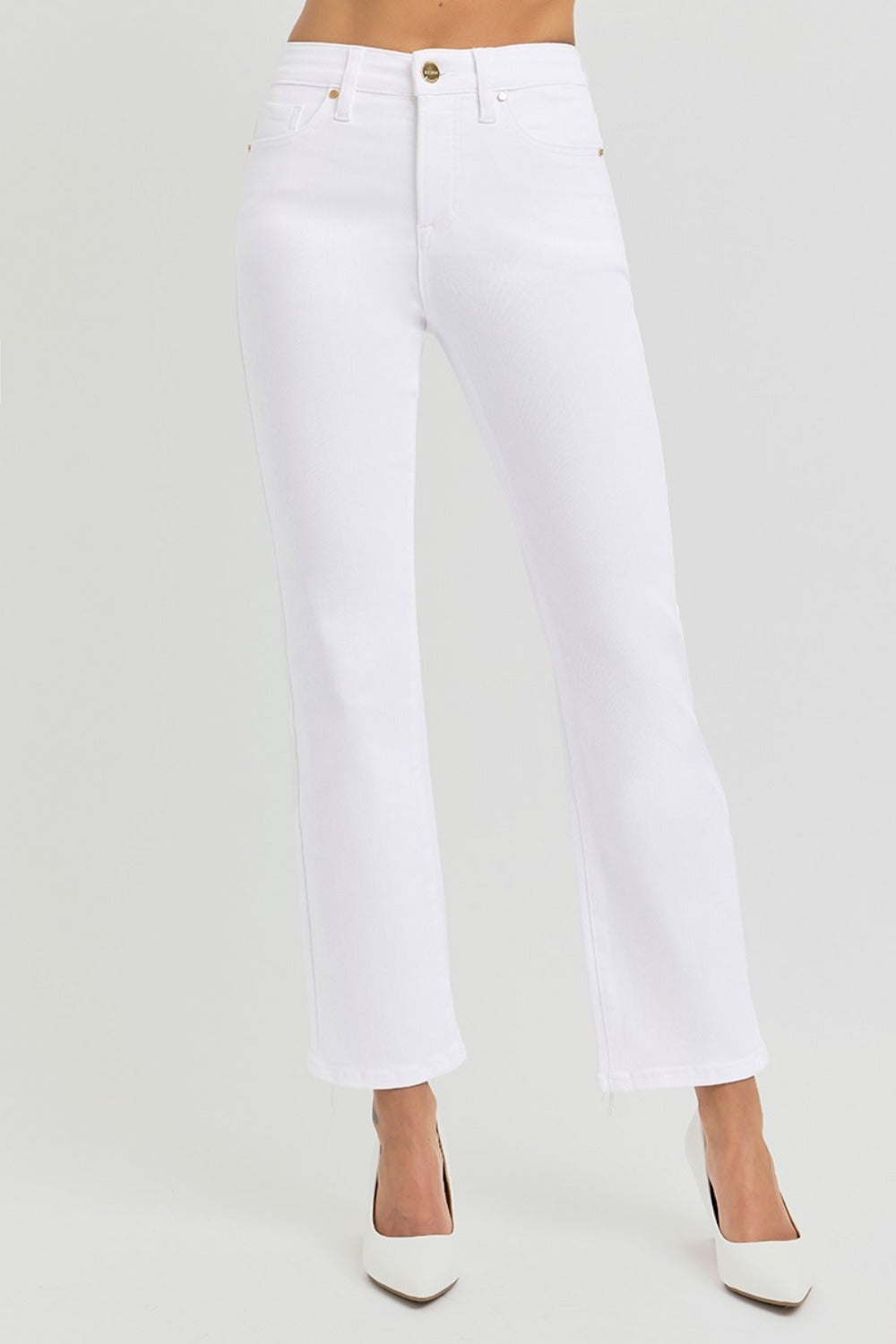 Eden Tummy Control High-Rise Crop Jeans by RISEN