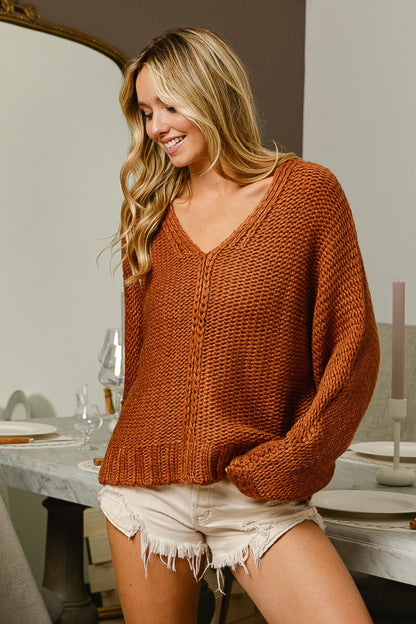 Autumn Cable Knit Sweater