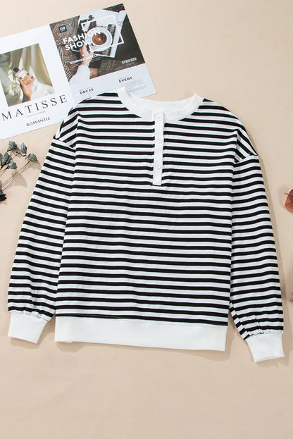 Oceana Striped Sweatshirt