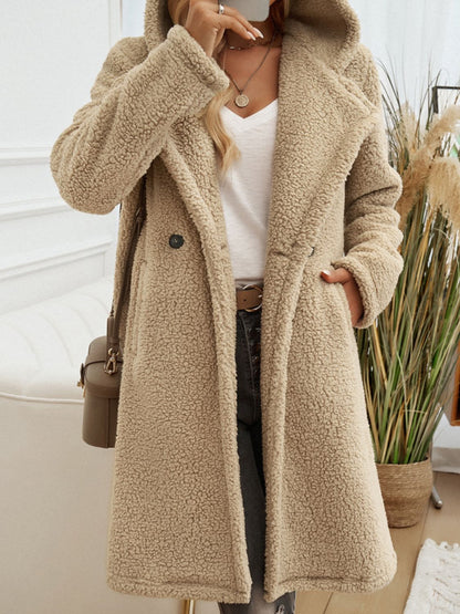 Odessa Hooded Teddy Coat