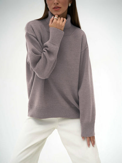 Elara Relaxed Turtleneck Sweater