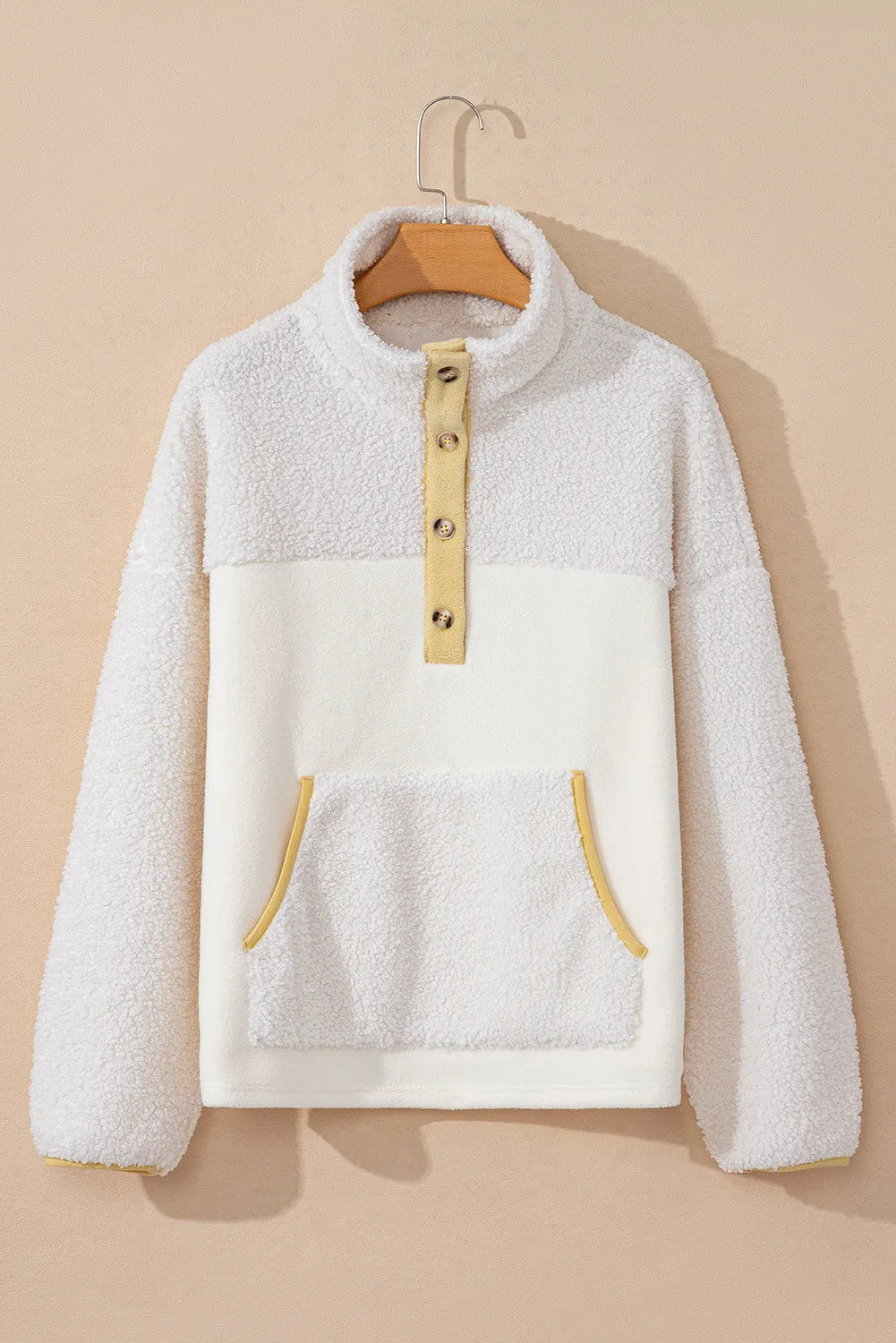 Aurora Mock Neck Sherpa Sweatshirt