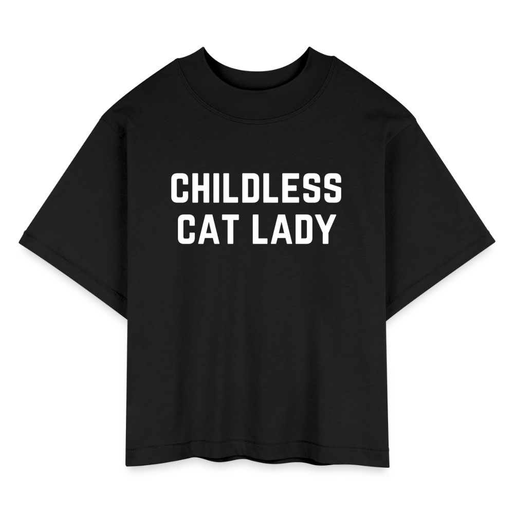 Childless Cat Lady Tee - black