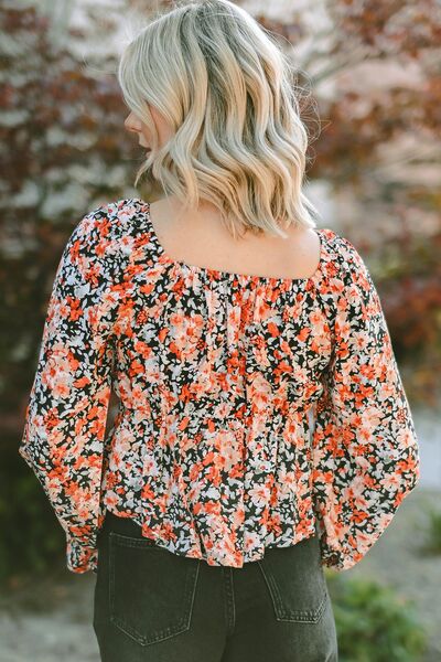 Lily Floral Peplum Blouse