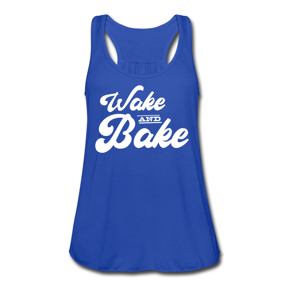 Wake and Bake Tank - royal blue