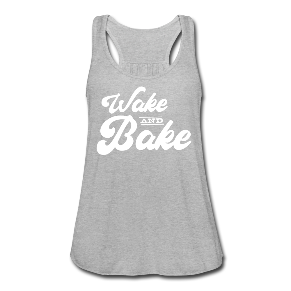 Wake and Bake Tank - heather gray