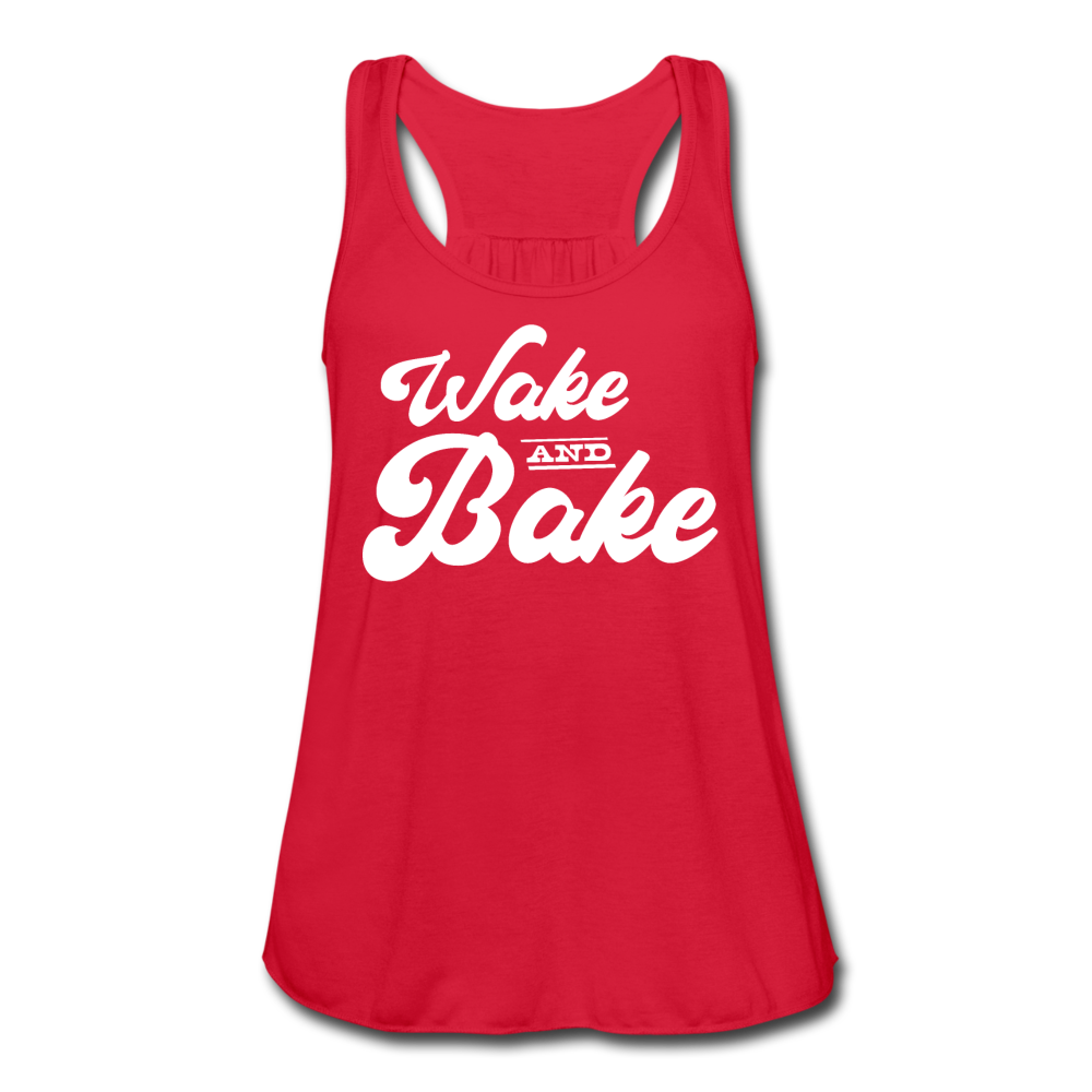 Wake and Bake Tank - red