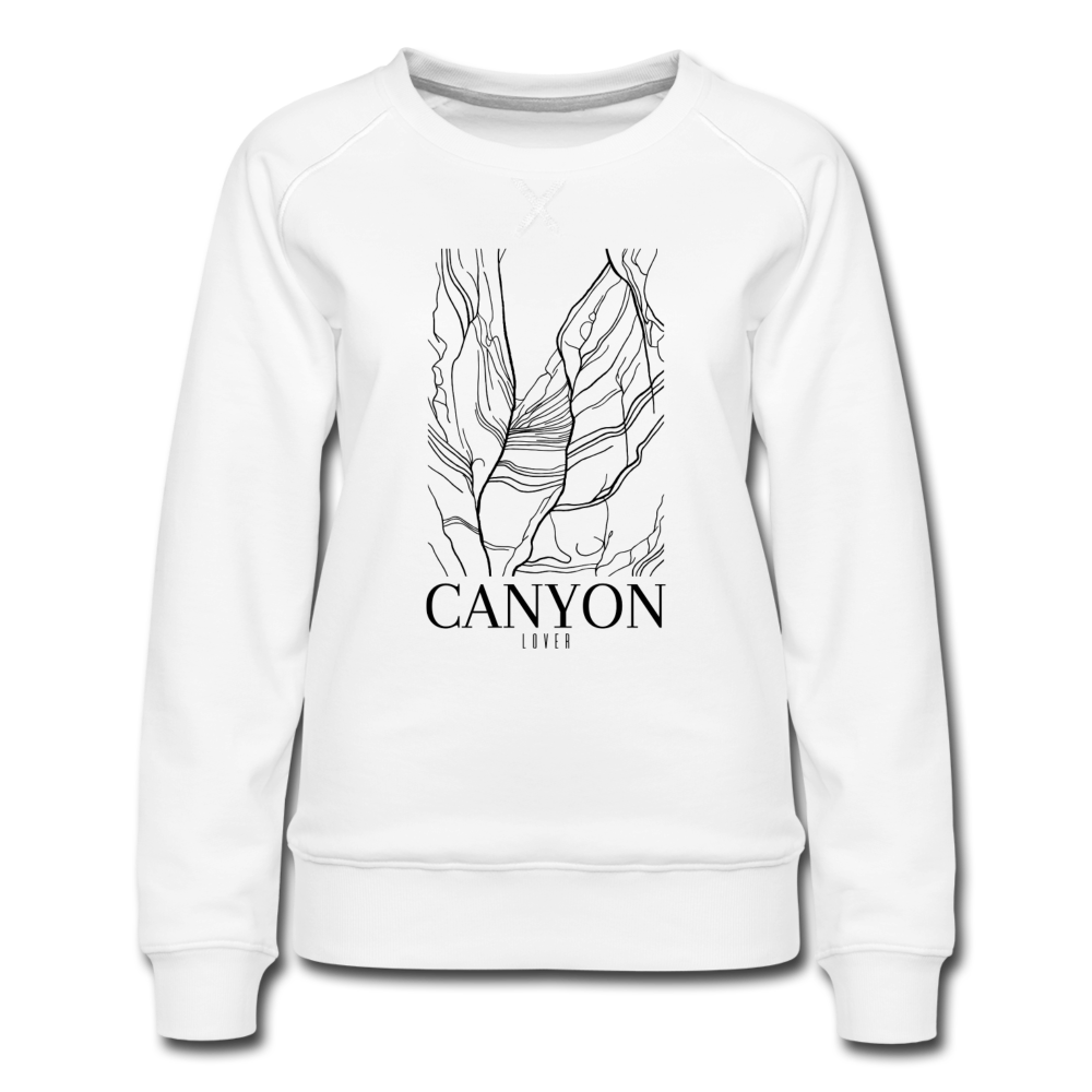 Canyon Lover Women’s Premium Sweatshirt - white