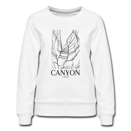 Canyon Lover Women’s Premium Sweatshirt - white