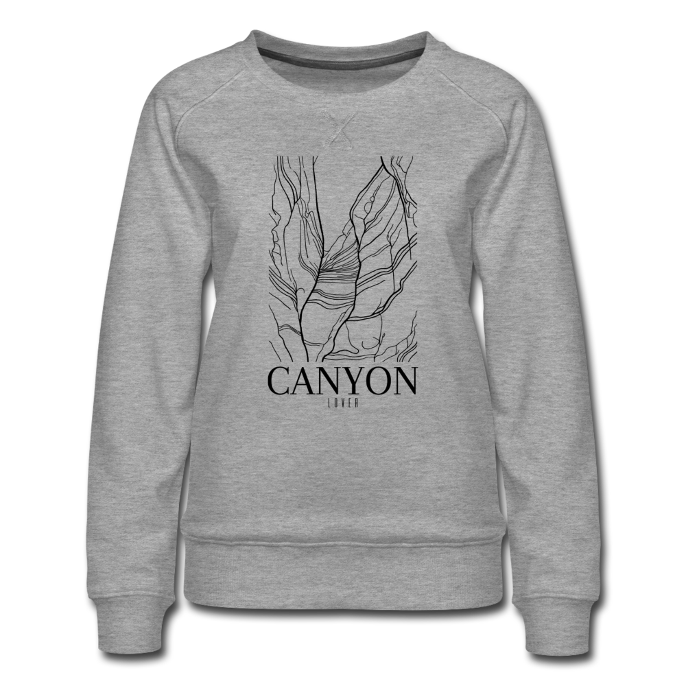 Canyon Lover Women’s Premium Sweatshirt - heather grey